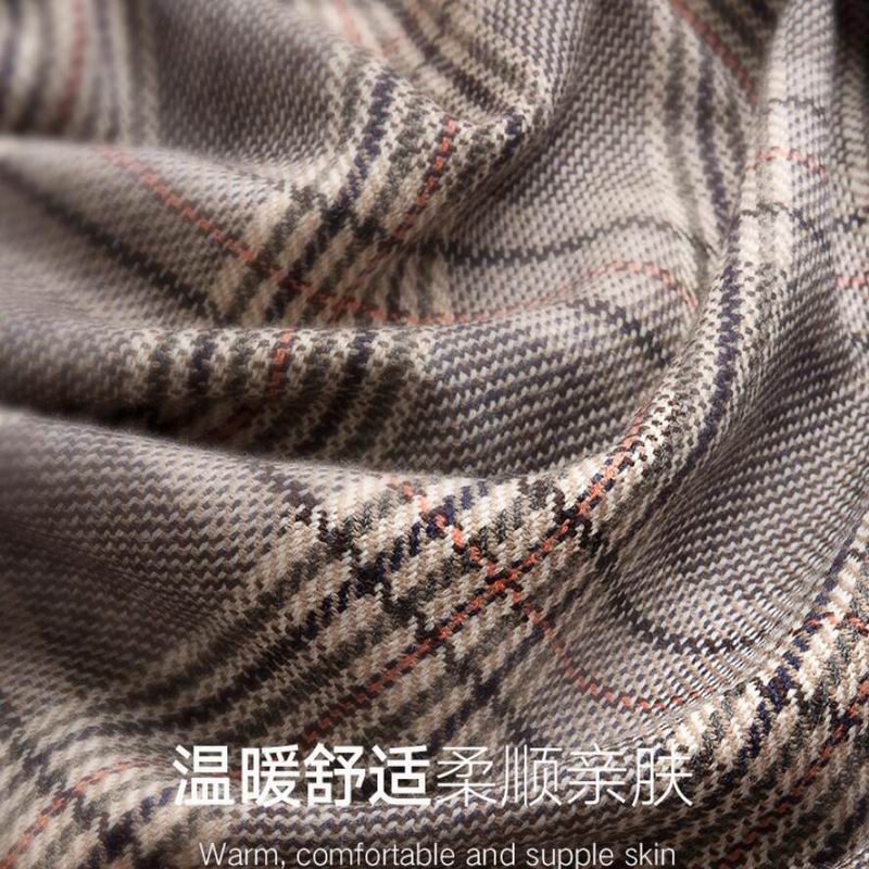 Bogeda New 100%Wool Scarf Women Luxury Brand Winter Warm Houndstooth Scarfs Thick High Quality Natural Fabric Free Shipping